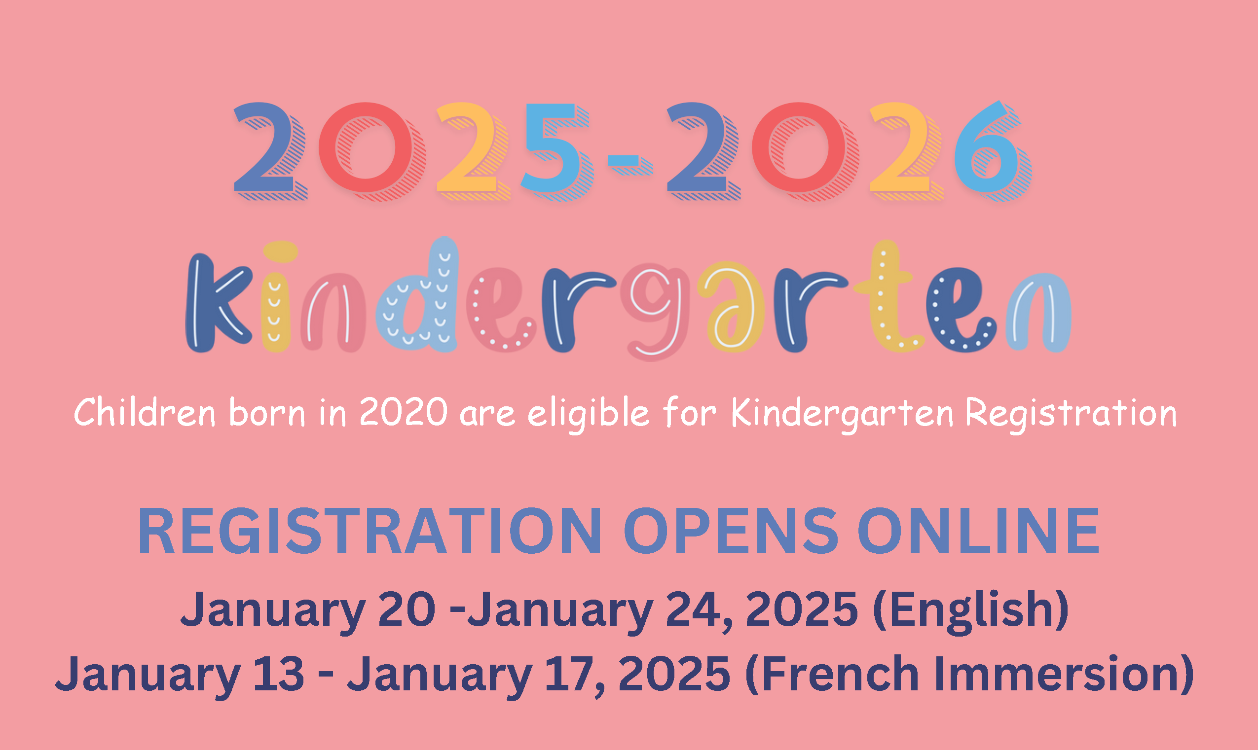 Kindergarten Registration